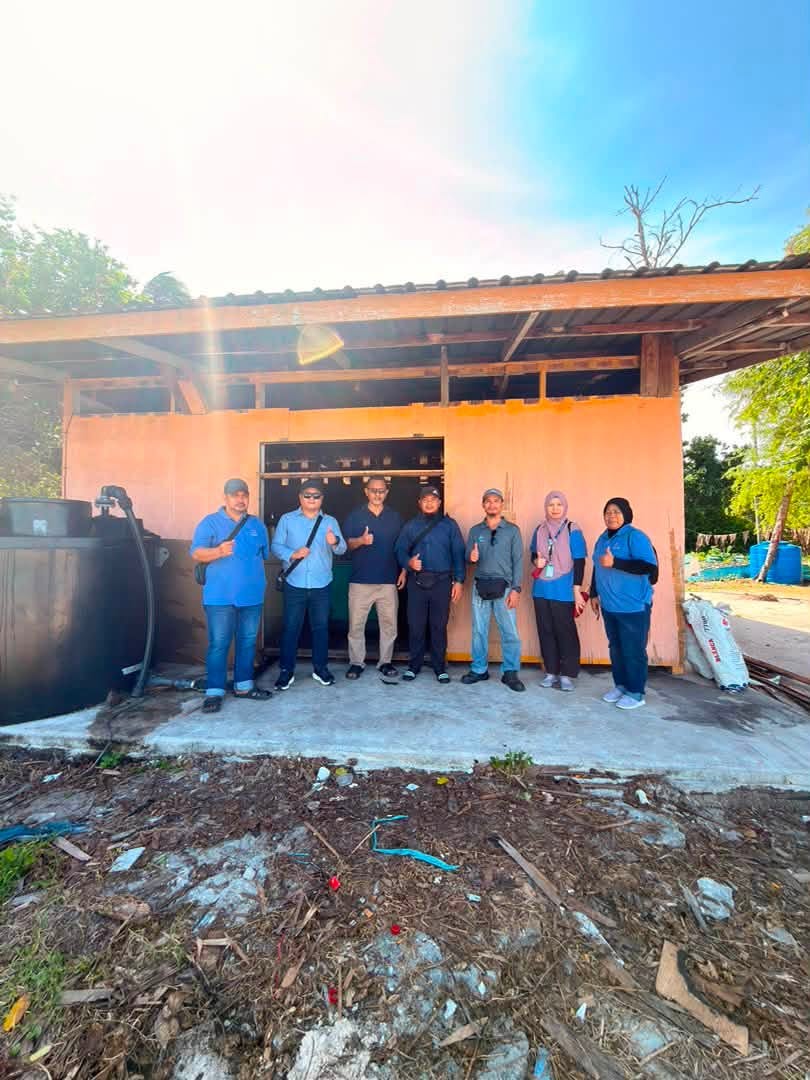 Lawatan Pengambilan Maklumat Sistem Rawatan Air Desalination di Pulau Sebangkat, Semporna